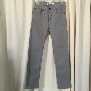 Levi's 510 Skinny Jeans Size 16 Gray